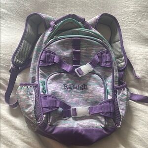 Pottery Barn kids “Raleigh” Purple Backpack